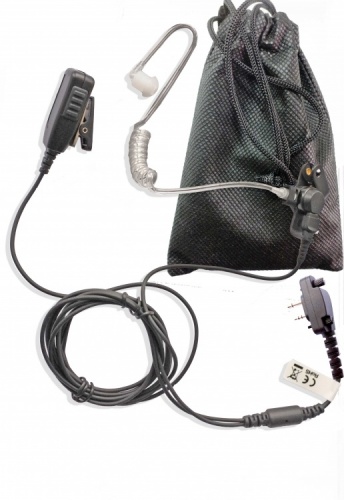 Icom 2 wire covert earpiece, long cabling