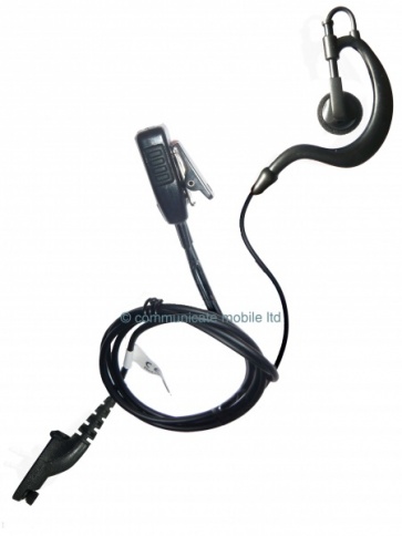 Motorola DP3400, DP3600, DP4400 G shape earpiece and microphone