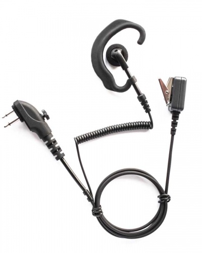 Hytera PD505,PD405, 2 pin plug G shape earpiece