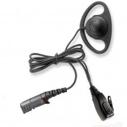Motorola DP2400e, DP2600e, DP3441e D shape earpiece