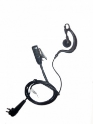Motorola CP040, XTN, DP1400 2pin  G shape earpiece and microphone